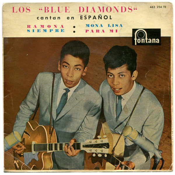 The Blue Diamonds : Los "Blue Diamonds" Cantan En Español (7", EP, Mono, RE)