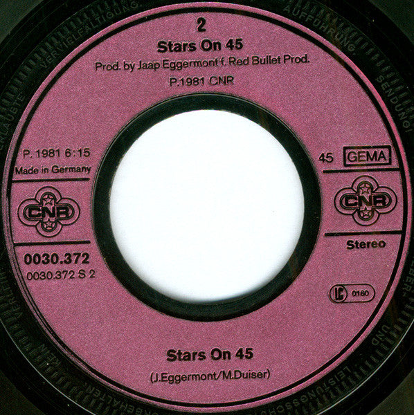 Stars On 45 : Stars On 45 (7", Single)