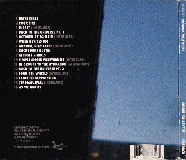 Dimlite : Runbox Weathers (CD, Album)