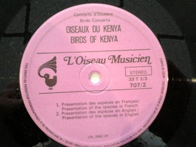 Jean C. Roché : Oiseaux Du Kenya / Birds Of Kenya (LP)
