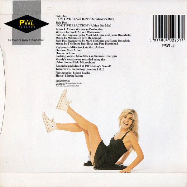Mandy* : Positive Reaction (7", Single)
