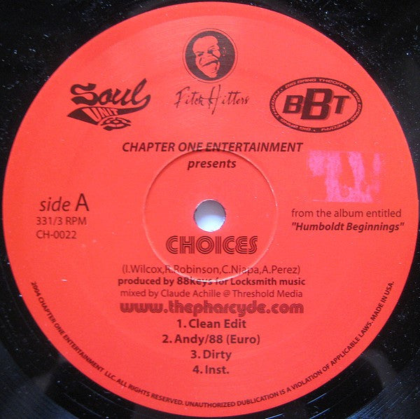 The Pharcyde : Choices / Storm (12")