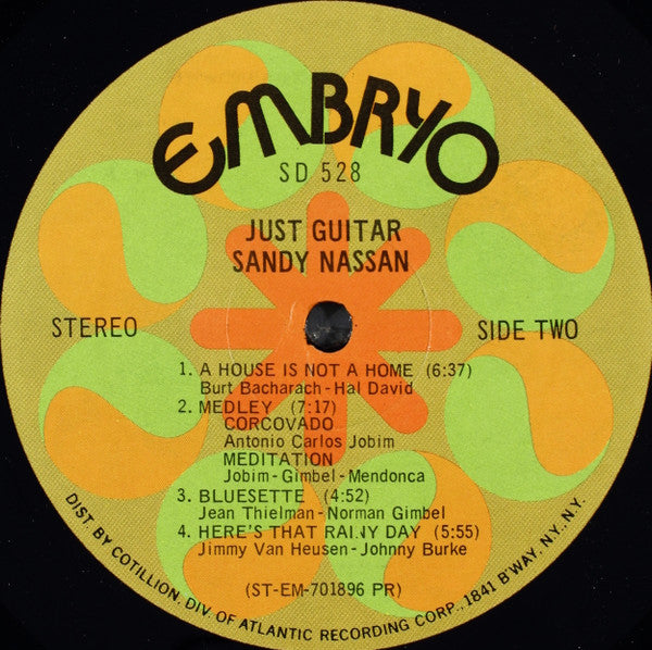 Sandy Nassan : Just Guitar (LP, Album)