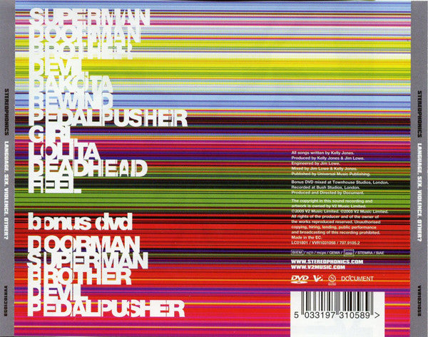 Stereophonics : Language.Sex.Violence.Other? (CD, Album + DVD-V + Ltd)