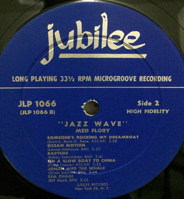 Med Flory And His Orchestra* : Jazz Wave (LP, Album, Mono)