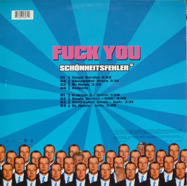 Schönheitsfehler : Fuck You (12", Single)
