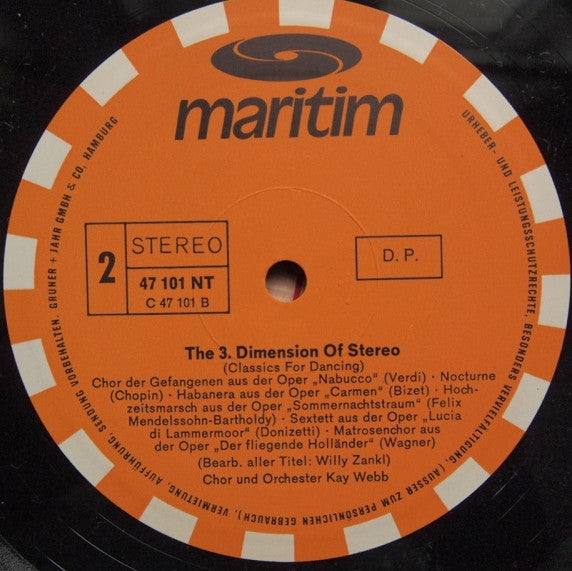 Orchester Kay Webb : The 3rd Dimension Of Stereo (LP)