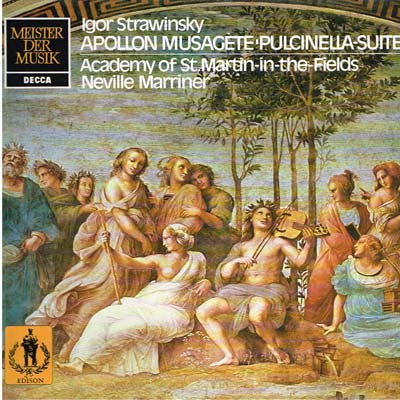 Igor Stravinsky - The Academy Of St. Martin-in-the-Fields, Sir Neville Marriner : Apollon Musagète / Pulcinella-Suite (LP)