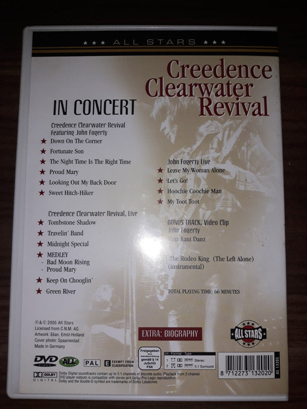 Creedence Clearwater Revival : Down On The Corner (DVD-V, PAL)