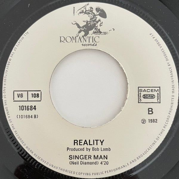 Reality (11) : Gonna Live My Life / Singer Man (7", Single)