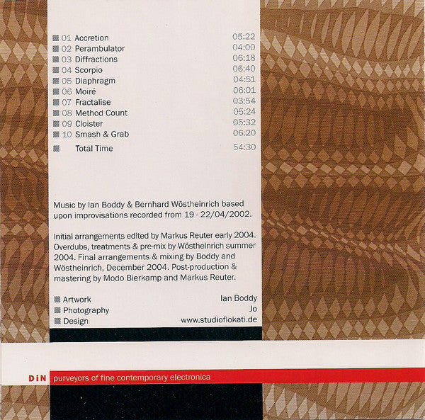 Ian Boddy / Bernhard Wöstheinrich : Moiré (CD, Album, Ltd)