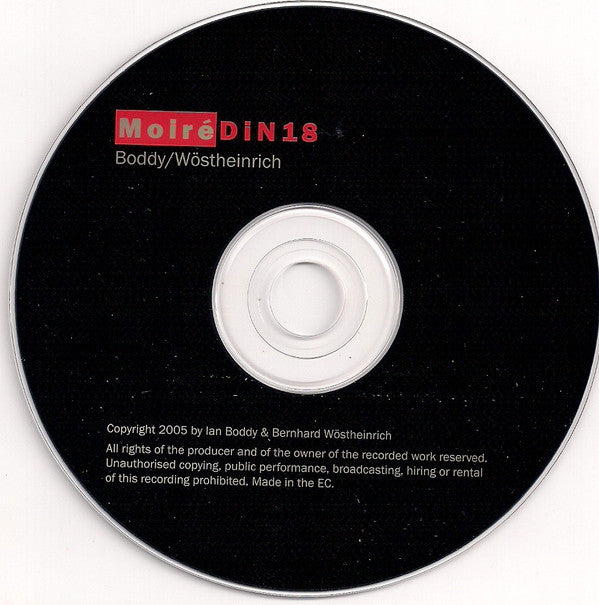 Ian Boddy / Bernhard Wöstheinrich : Moiré (CD, Album, Ltd)