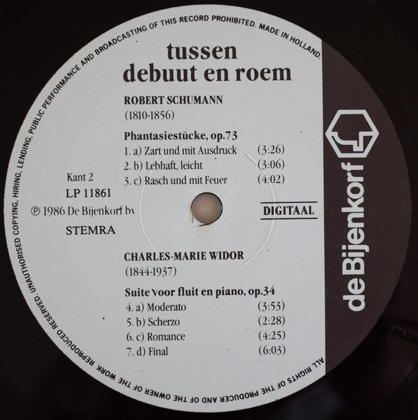 Various : Tussen Debuut En Roem (LP)