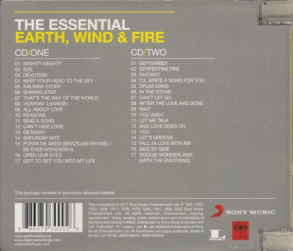 Earth, Wind & Fire : The Essential Earth, Wind & Fire (2xCD, Comp)