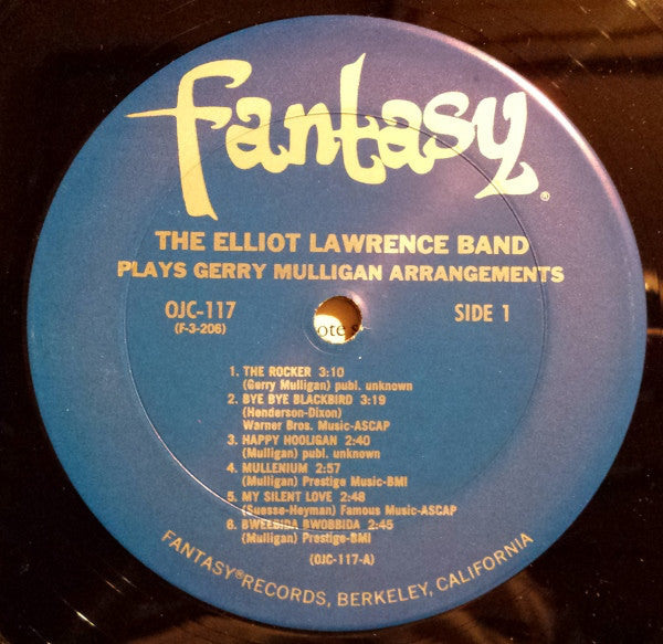 The Elliot Lawrence Band : Plays Gerry Mulligan Arrangements (LP, Album, RE)