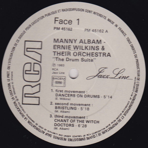 Manny Albam And Ernie Wilkins Orchestra : The Drum Suite (LP, Album, RE)