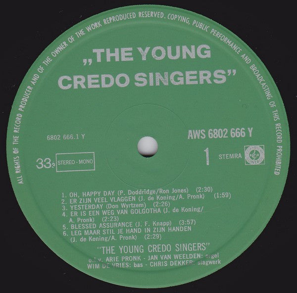 Young Credo Singers | Christelijk Gemengd Koor "Deo Cantemus" Rotterdam : This Is My Story | Song Of Praise (LP, Spl)