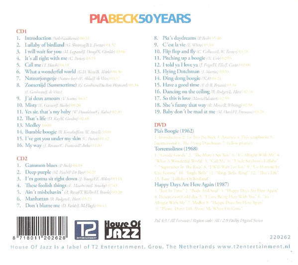 Pia Beck : Pia Beck 50 Years (2xCD, Comp + DVD)