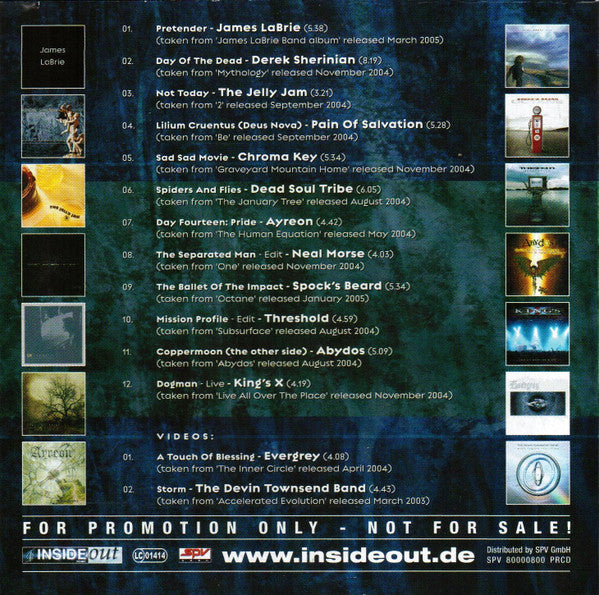 Various : Inside Out Music Sampler 2005 No.1 (AVCD, Comp, Promo, Smplr)