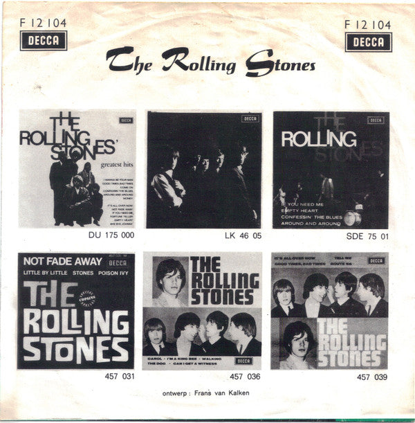 The Rolling Stones : The Last Time / Play With Fire (7", Single, Mono)