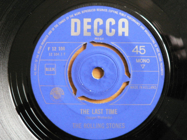 The Rolling Stones : The Last Time / Play With Fire (7", Single, Mono)
