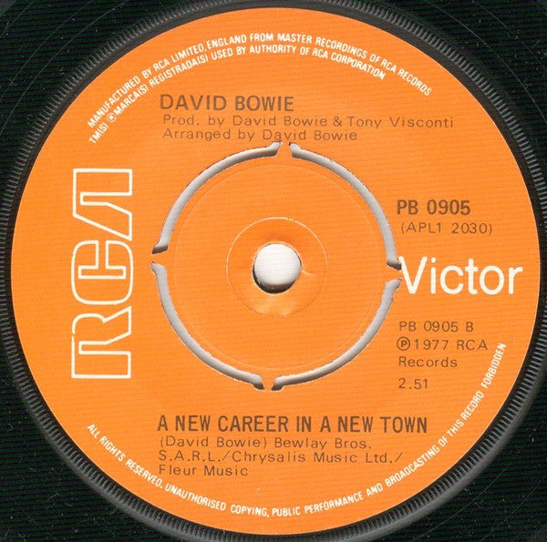 David Bowie : Sound And Vision (7", Single)