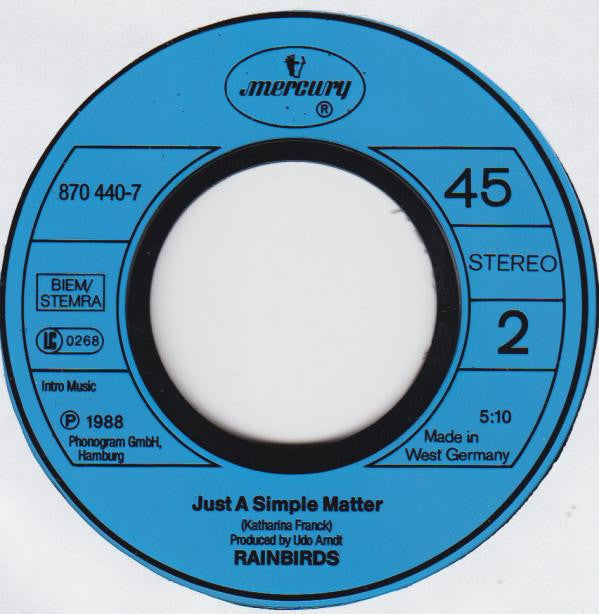 Rainbirds : Boy On The Beach (7", Single)