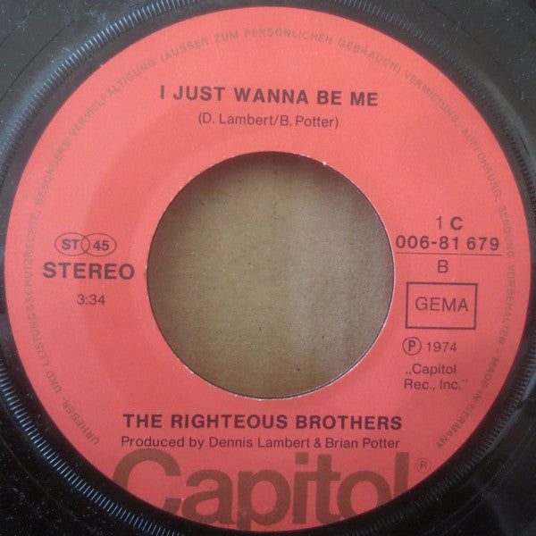 The Righteous Brothers : Rock And Roll Heaven (7", Single)