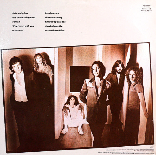 Foreigner : Head Games (LP, Album, RE)