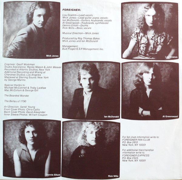 Foreigner : Head Games (LP, Album, RE)