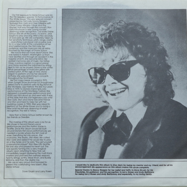 Diane Schuur : Deedles (LP, Album)