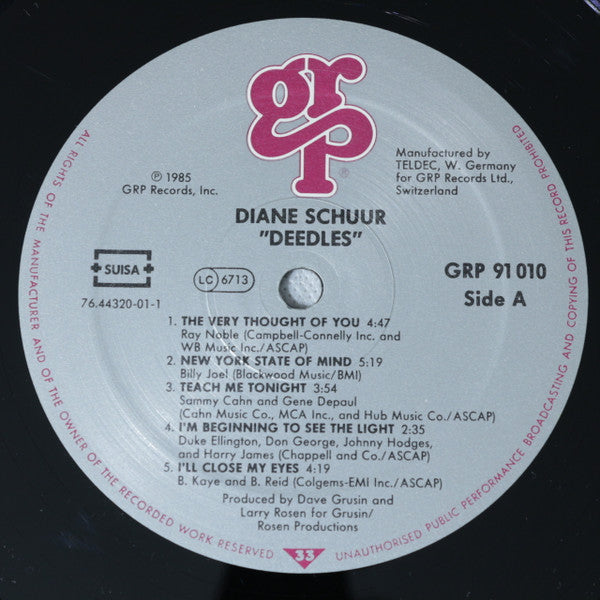 Diane Schuur : Deedles (LP, Album)