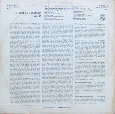 Various : A Visit To Jazzland No. 2 (10")