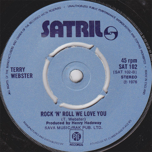 Terry Webster : I Want To See You Dancing (7", Single, Kno)