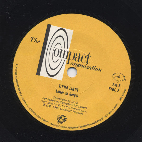 Virna Lindt : Intelligence (7")