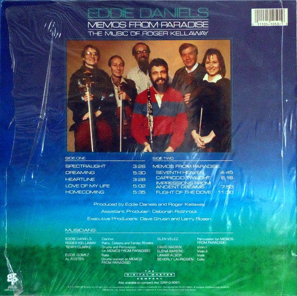 Eddie Daniels : Memos From Paradise (LP, Album)