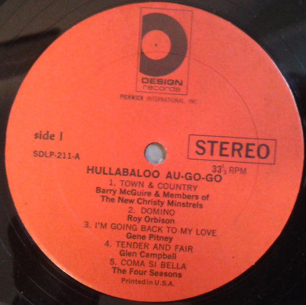 Various : Hullabaloo Au-Go-Go (LP, Comp)