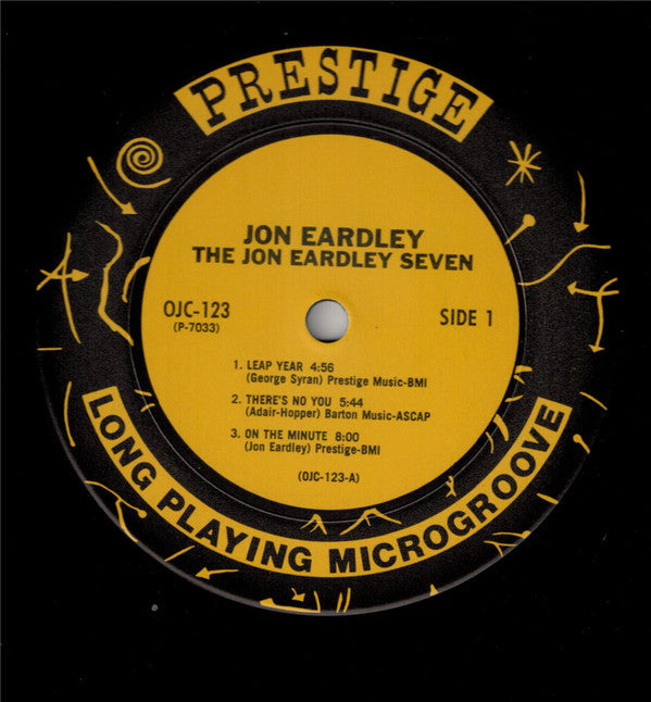 Jon Eardley : The Jon Eardley Seven (LP, Album, Mono, RE)