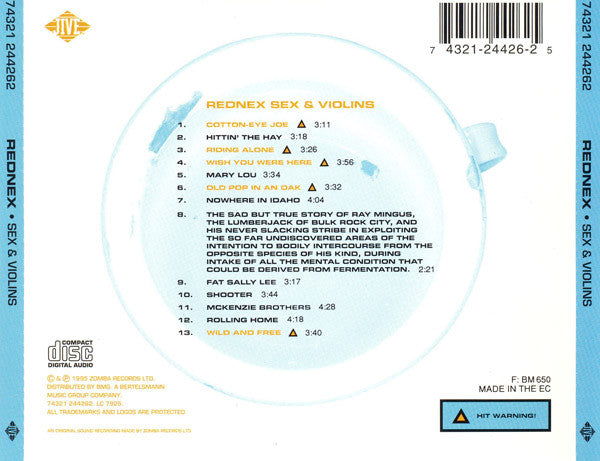 Rednex : Sex & Violins (CD, Album)