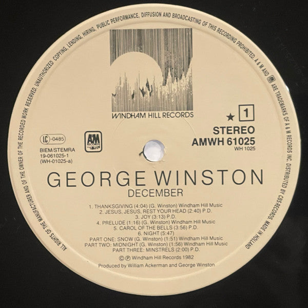 George Winston : December (LP, Album)