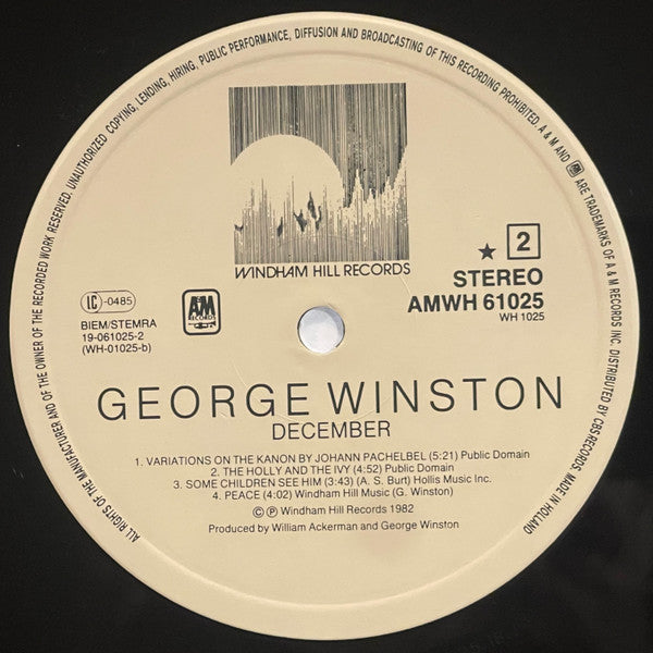 George Winston : December (LP, Album)
