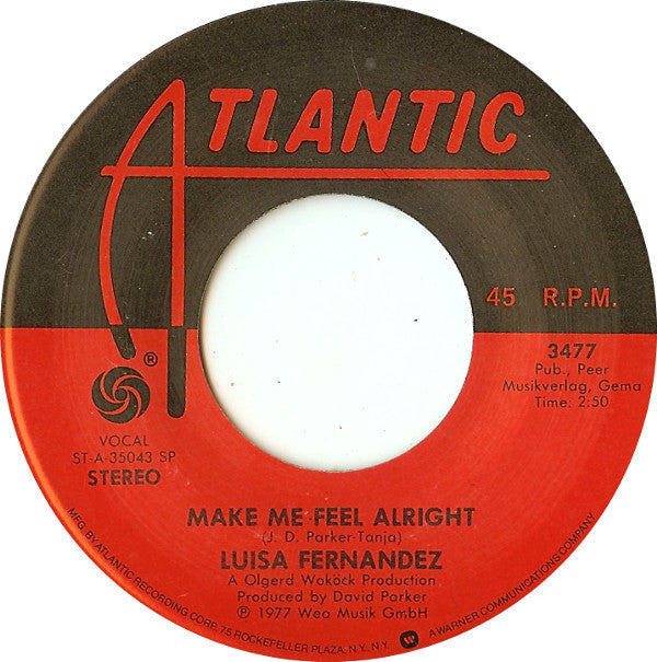Luisa Fernandez : Lay Love On You / Make Me Feel Alright (7", Single)