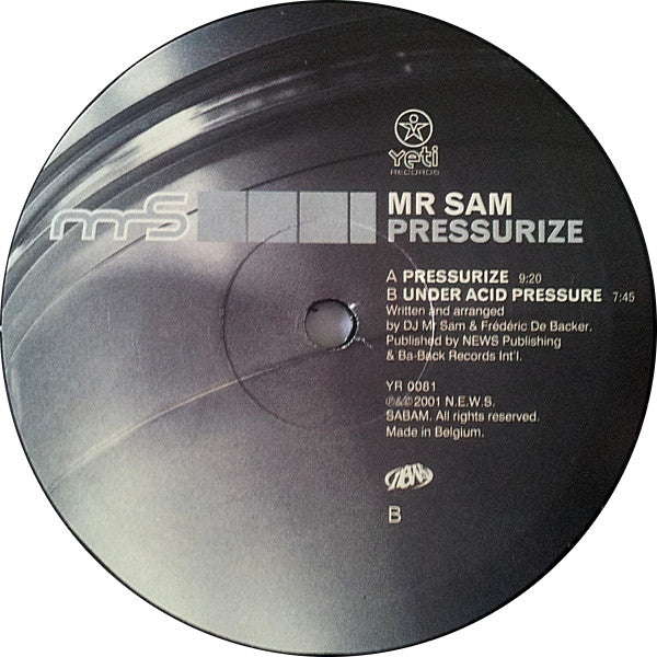 Mr Sam* : Pressurize (12")