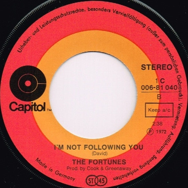 Fortunes* : Storm In A Teacup (7", Single)