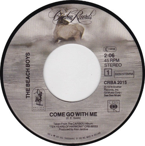 The Beach Boys : Come Go With Me (7", Single)