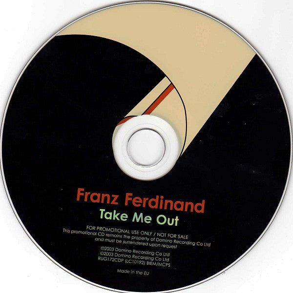 Franz Ferdinand : Take Me Out (CD, Single, Promo)