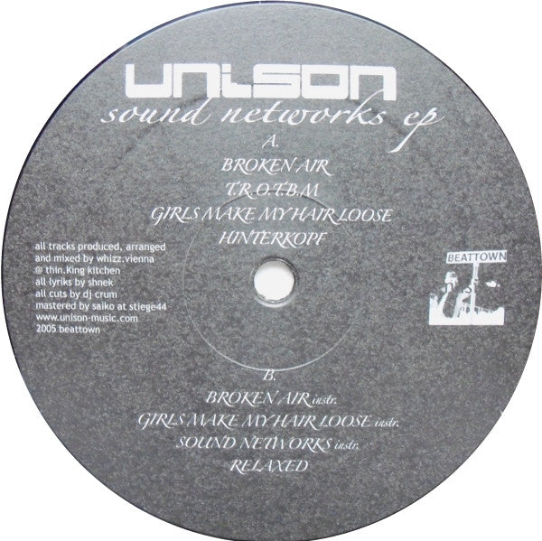 Unison (11) : Sound Networks (12", EP)