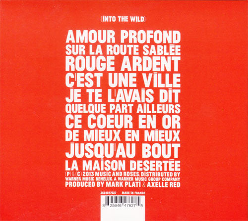Axelle Red : Rouge Ardent (Into The Wild) (CD, Album)