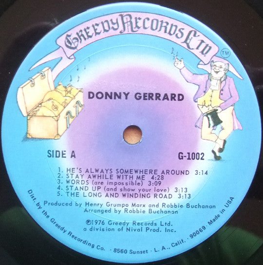 Donny Gerrard : Donny Gerrard (LP, Album)