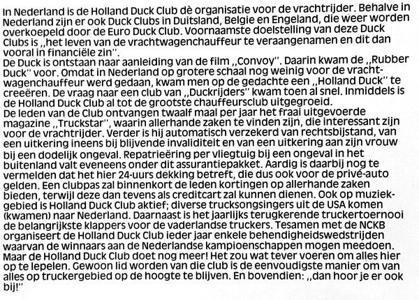 Various : Truck Stop 1 - Nederlandse Truckdriver Hits (LP, Comp)